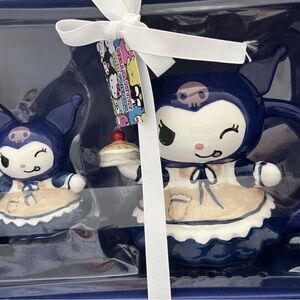 Kuromi Ceramic and mug Figurine Set
